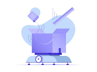 Shipping flat illustration vector web website