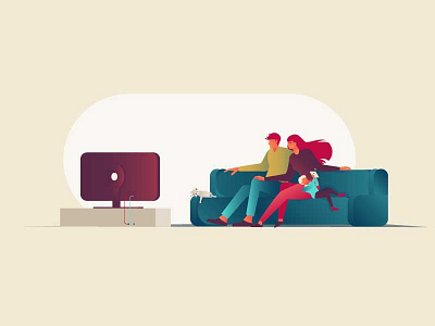 Home flat illustration illustrator vector