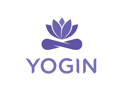 Yoga flat icon illustration logo vector