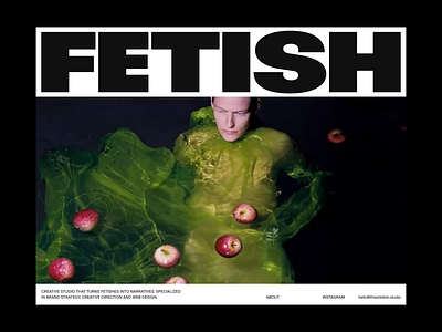 FETISH Studio website branding graphic design graphic design studio portfolio studio website ui webfolio webs website