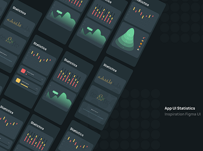 Statistics app infographics minimal statistics ux