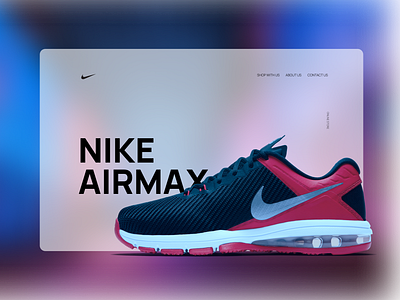 nike air max branding design minimal nike statistic typography uidesign