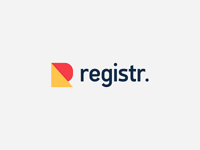 Registr. branding branding identity covid covid19 design icon logo registr symbol typography vector