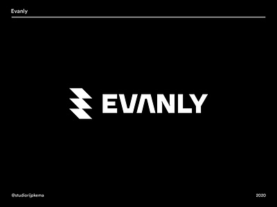 Evanly branding branding identity design dj dj logo edm edm logo icon logo music music logo symbol typography