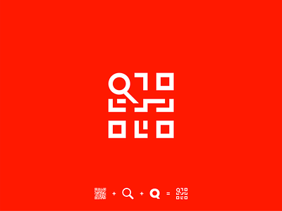 QR + Q + magnifying glass [The QR Network]