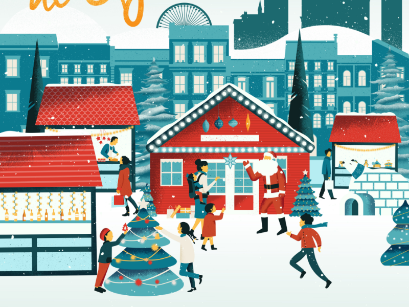 Marché de Noël de Lyon 2020 by Gülşah Keleş on Dribbble