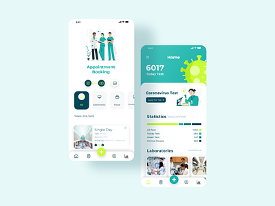 PCR App adobexd app design graphic design illustration ui ux