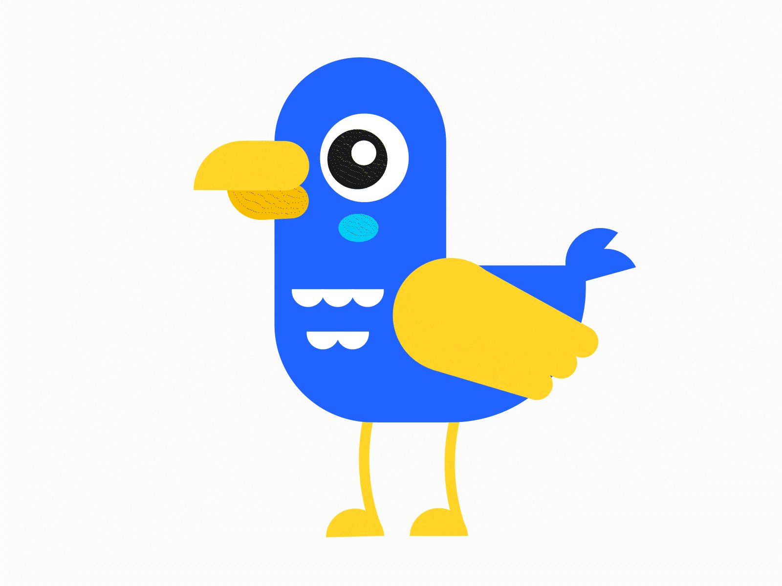 Ukrainian pigeon like animation design illustration motion motion graphics sticker vector