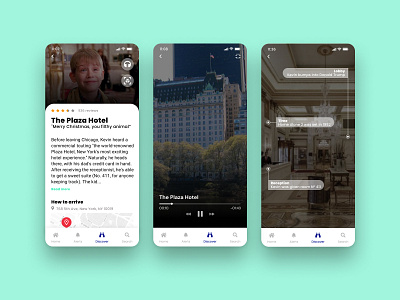 Discover app augmented reality design ui ux