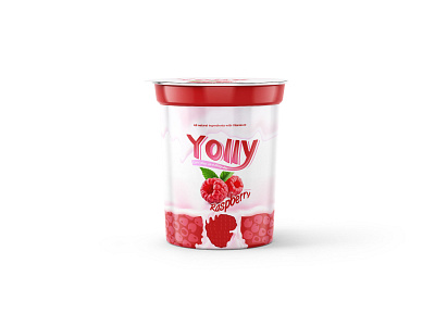 Packaging design for fruit yoghurt label design packaging packaging design yoghurt yoghurt label