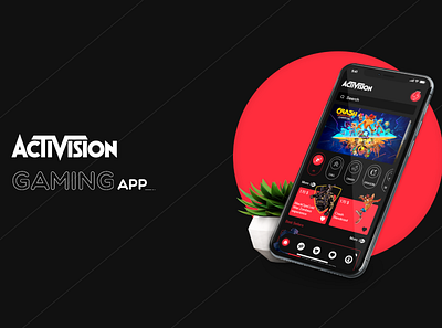 UX/UI Activision E-commerce & Community Gaming App app ux