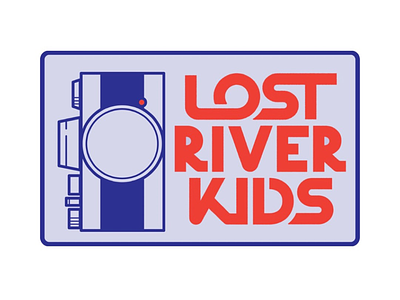 Lost River Kids Patch camping design illustrator patch typography