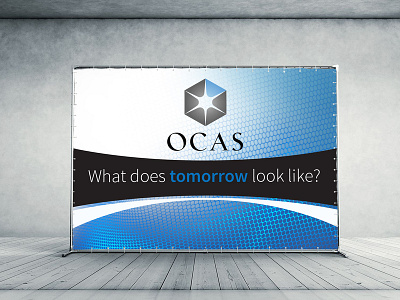 OCAS.ca Tradeshow Wall branding design event artwork