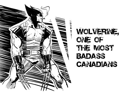 Wolverine illustration