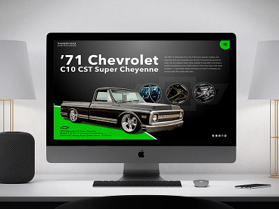 Thunder Road: Leisure Truck Magazine chevy design ui design web design