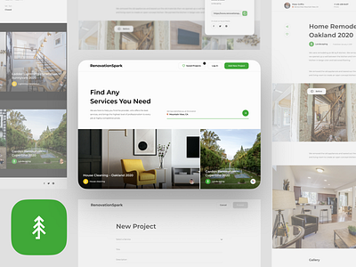 RenovationSpark design figma job provider ui ux web service