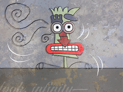 Look, infinity cartoon character design digital art expressions graffiti illustration illustrator neo pop pop vector