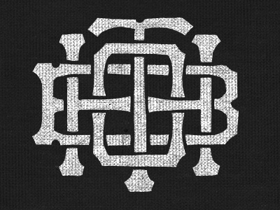 H.O.T.B. Monogram branding lettering monogram