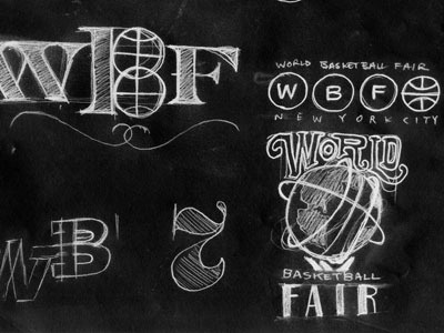 WBE2 identity lettering process