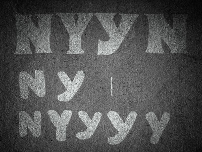Nyyn! cxxvi lettering process