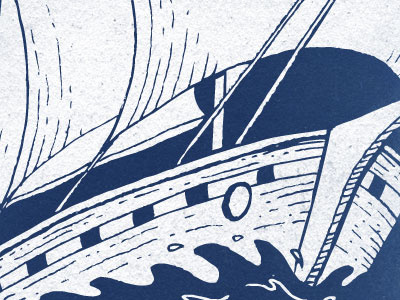 Sail on! illustration process