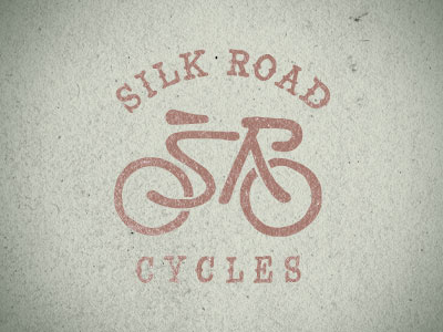 Silk Road identity illustration lettering process