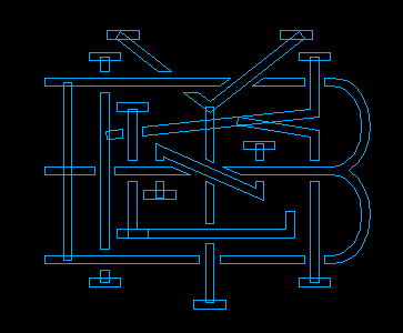 BKLYN Work monogram process