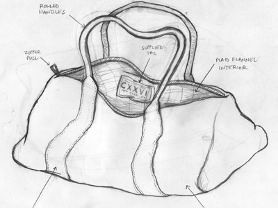 CXXVI Bag Concept cxxvi illustration process