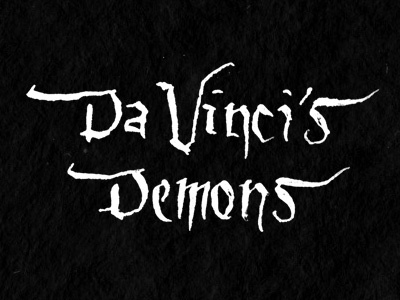 Demons identity lettering