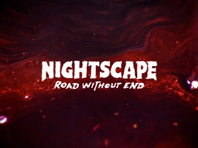 Nightscape titles lettering