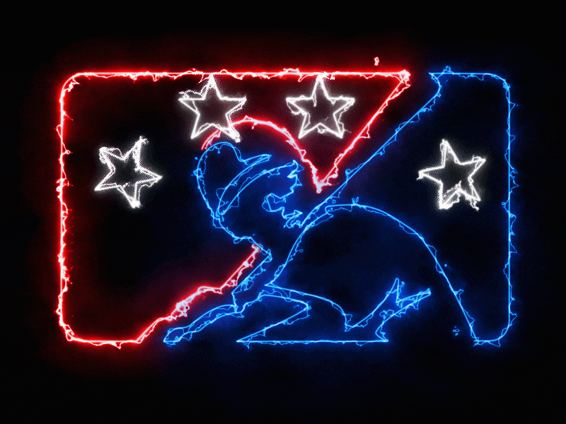 MiLB Logo Animation ae after effects animation baseball electric laser logo logo animation milb motion motion design neon