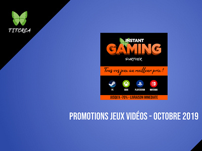 PROMOTIONS JEUX VIDÉOS – OCTOBRE 2019