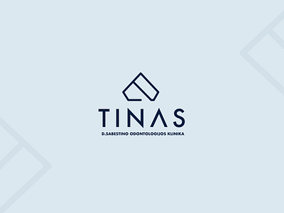 Tinas Dental Clinic Branding abstract blue branding clinic dental diamond luxury minimal pastel repiano teeth