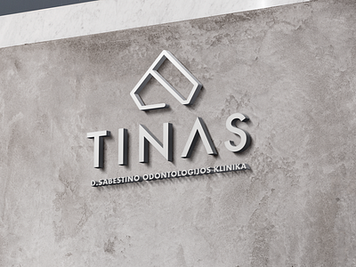 Tinas Dental Clinic Branding abstract blue branding clinic dental diamond luxury minimal pastel repiano teeth