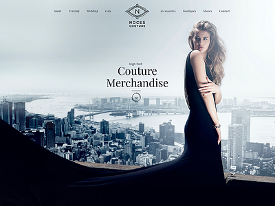 Couture Merchandise Web Design