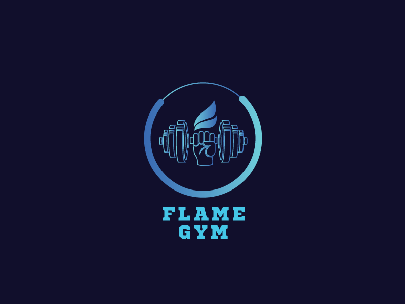 Flame Gym by Tomas Kor on Dribbble