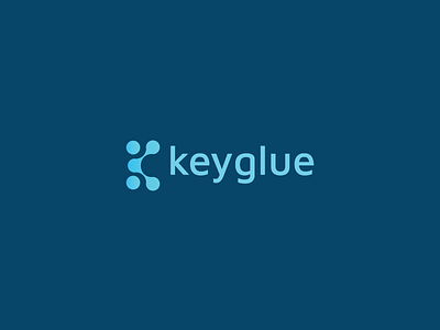 Key Glue Mark blue branding glue key repiano