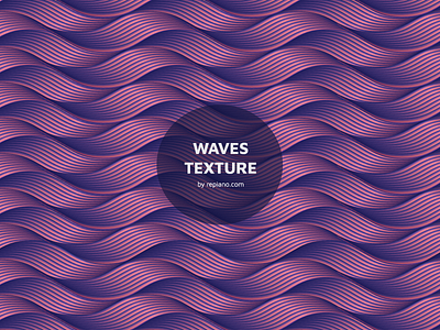 Wave Texture Freebie (free vector) ai free freebie pattern purple repiano texture vector wave waves