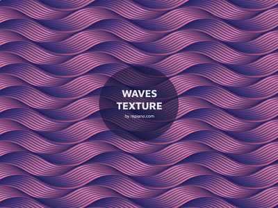 Wave Texture Freebie (free vector) ai free freebie pattern purple repiano texture vector wave waves