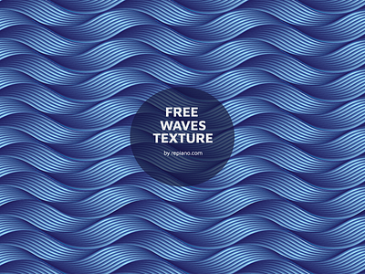 Blue Wave Texture Freebie (free vector) ai blue free freebie graphic design pattern repiano resource vector wave waves