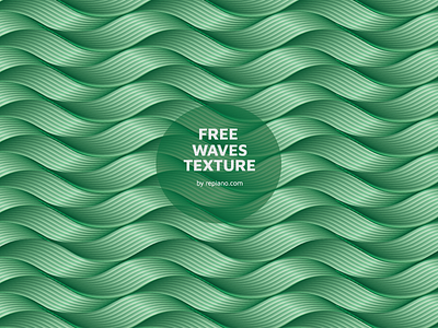 Green Wave Texture Freebie (free vector)