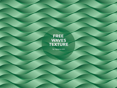 Green Wave Texture Freebie (free vector) ai free freebie graphic design green pattern repiano resource vector wave waves