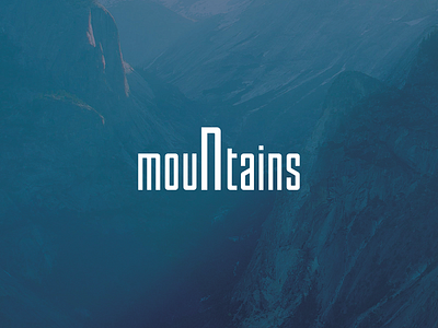 Mountains Mark branding design logo logo design minimalism minimalistic mountains repiano