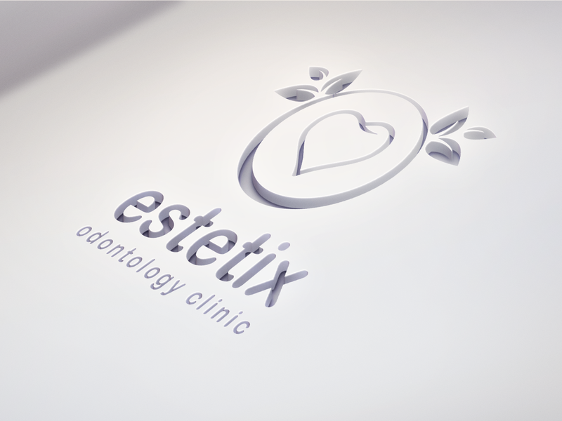 Estetix Odontology Clinic aesthetic branding branding design clear dentist design logo logo design minimal minimalism minimalistic odontology repiano smile stomatology teeth teeths