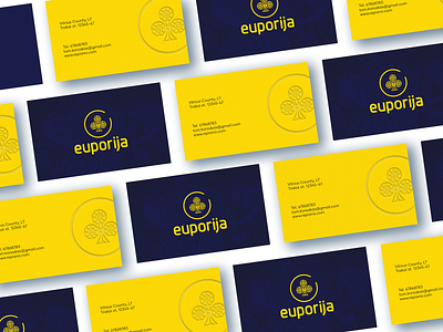 Euporija Branding Business Card branding business card cards corporate design gambling poker repiano