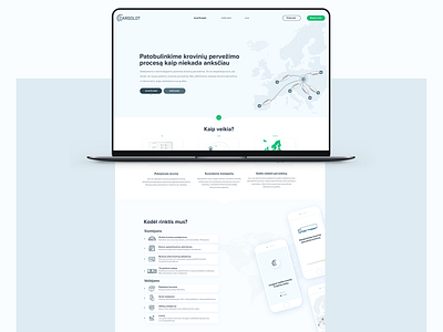 Cargolot UI/UX design