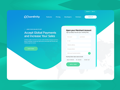 Cardinity Payment Service UI&UX credit debt ecommerce merchant online payment pay payment paypal repiano startup stripe ui ux