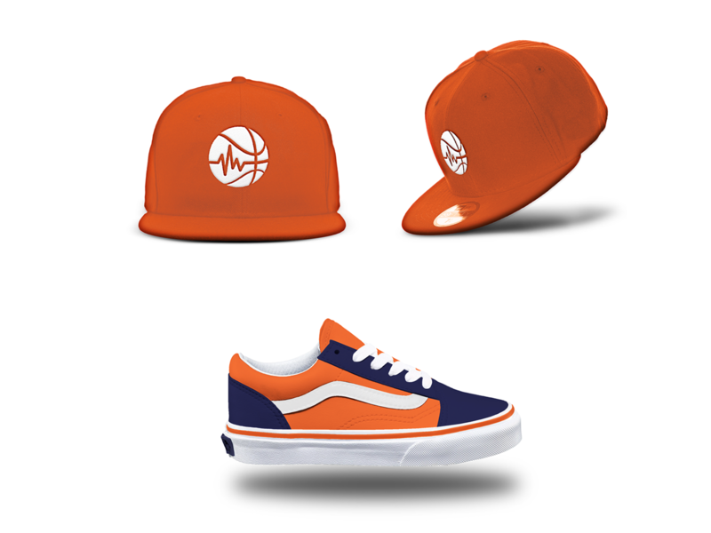 Basketpulse Branding basketball branding cap manager orange repiano shoes sport sports logo street street branding vans walk youth