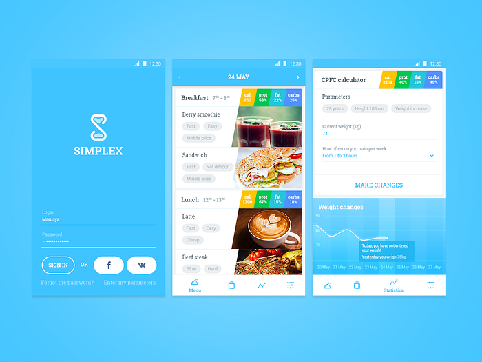 Simplex App By Andrey Butko On Dribbble 0161