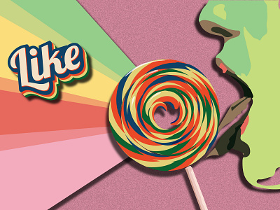 Lollipop design illustration lollipop